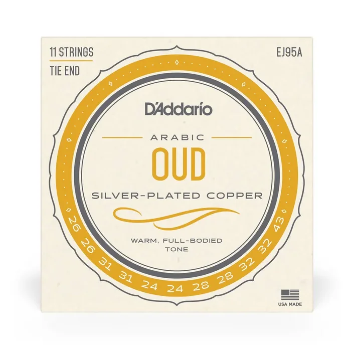 D‘Addario EJ95A Arabic Oud Silver Wound on Nylon Strings