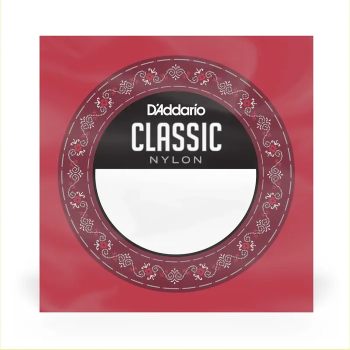 D‘Addario J2702 Student Classic Clear Nylon Classical Guitar B-2nd Single String, Normal Tension