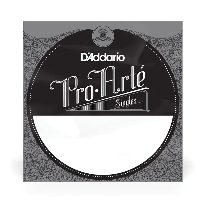 D‘Addario J4401 Pro-Arté Clear Nylon Classical Guitar E-1st Single String, Extra Hard Tension