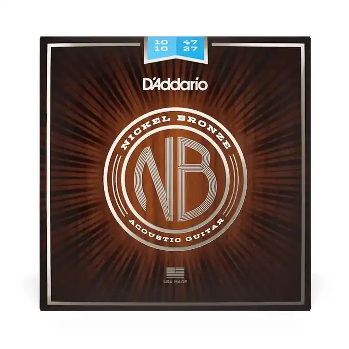 D‘Addario Nickel Bronze 12-String 10-47 Acoustic Guitar Strings