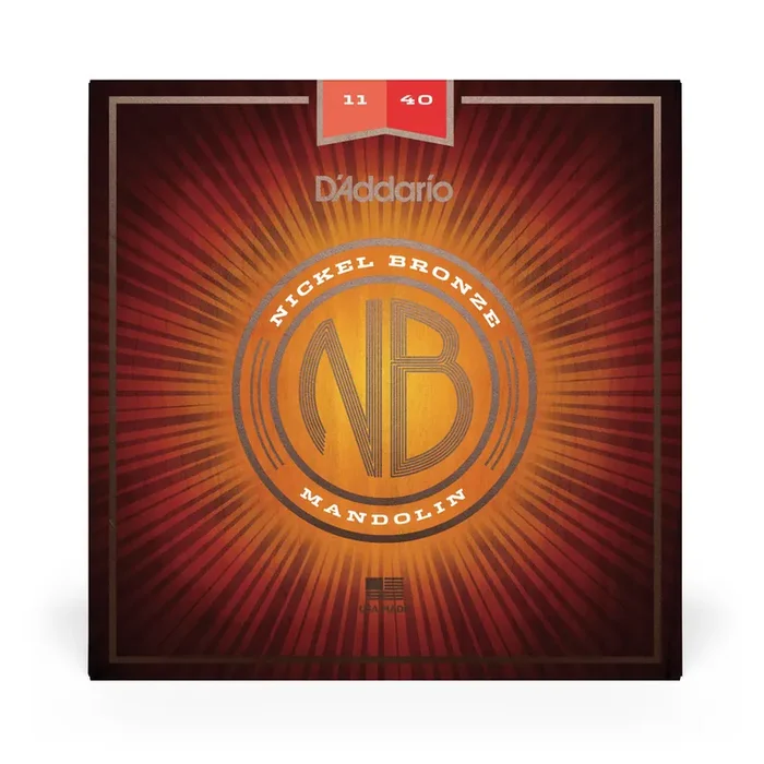 D‘Addario Nickel Bronze Acoustic Mandolin Strings, 11-40 Medium