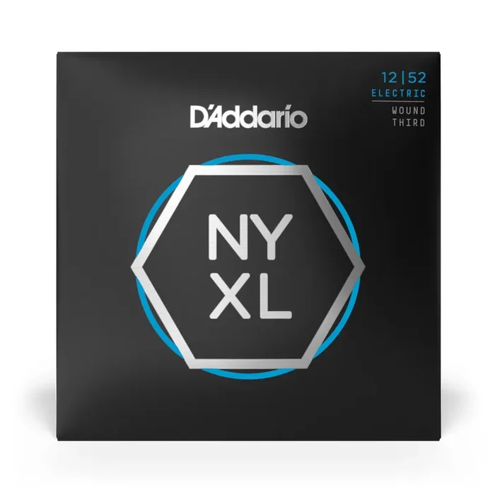 D‘Addario NYXL Nickel Wound 12-52 Electric Guitar Strings, Jazz Light [NYXL1252]