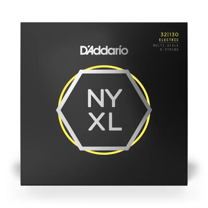 D‘Addario NYXL Nickel Wound 32-130 Multiscale 6-String Bass Guitar Strings [NYXL32130MS]