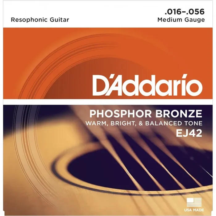 D‘addario Phosphor Bronze Resophonic Guitar Strings