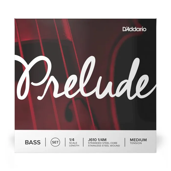 D‘Addario Prelude Medium Tension Double Bass Strings, 1/4 Scale