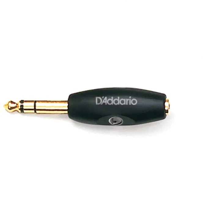 D‘Addario Stereo Headphone Adapter Coupler 1/4″ Jack Male Stereo – 1/8″ Jack Female
