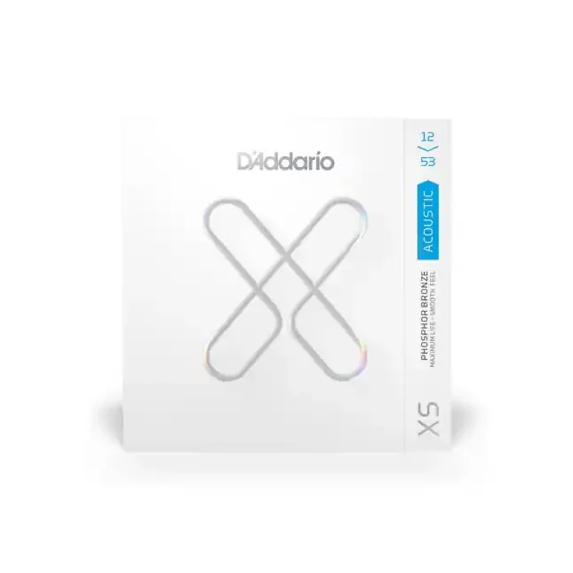 D‘Addario XS 12-53 Light, Phosphor Bronze Coated Acoustic Guitar Strings