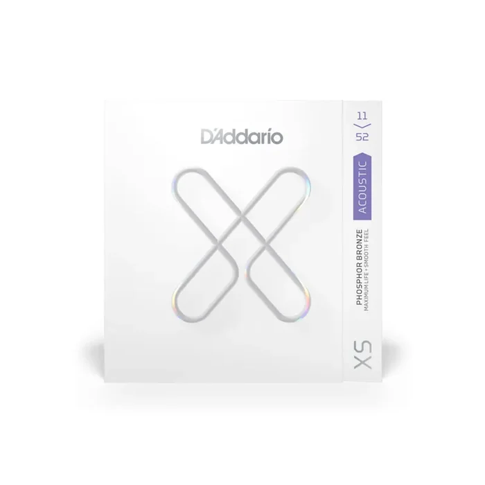 D‘Addario XSAPB1152 Phosphor Bronze Acoustic Guitar Strings, Custom Light, 11-52