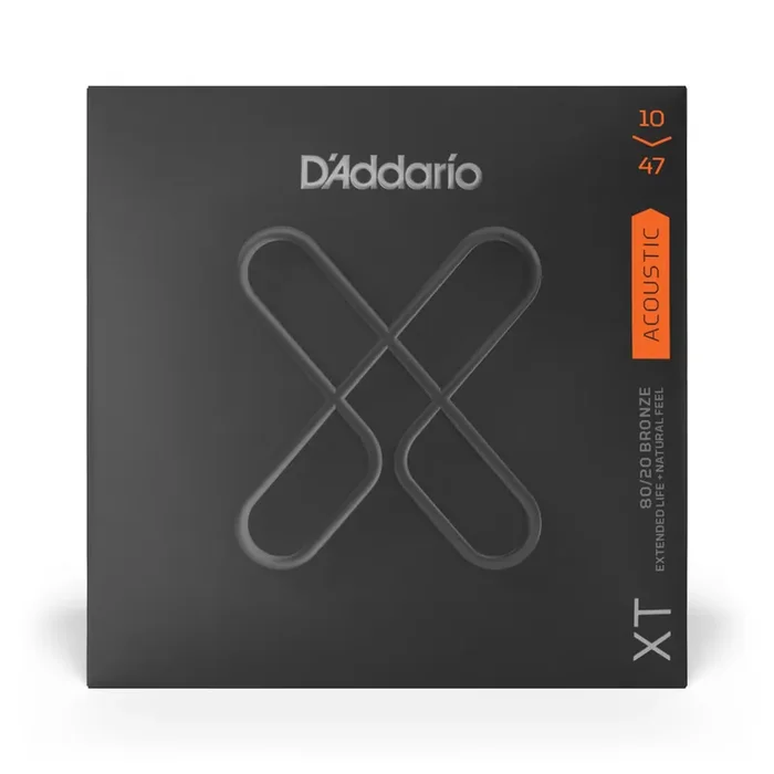 D‘Addario XT 80/20 Bronze 10-47 Acoustic Guitar Strings