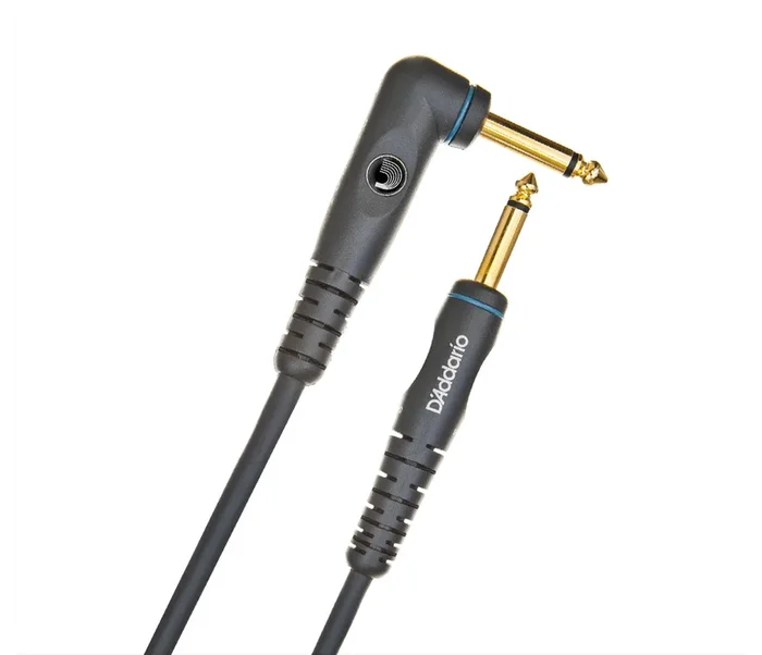 Daddario Custom Series 10ft Instrument Cable – Right Angle