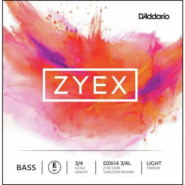 Daddario DZ614-3/4L Zyex Bass E light
