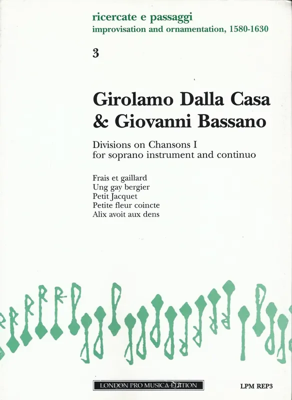 Dalla Casa & Bassano Divisions on Chansons Vol. 1