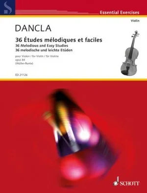 Dancla : 36 Melodious And Easy Studies: Op.84: Violin (Schott)