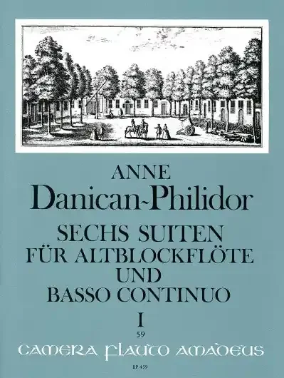 Danican-Philidor 6 Suites for Treble Recorder and Basso Continuo, Vol. 1