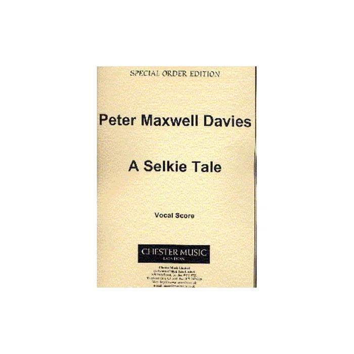 Davies, Peter Maxwell – A Selkie Tale – Vocal Score