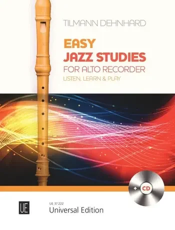 Dehnhard Easy Jazz Studies for Alto Recorder (includes a CD)