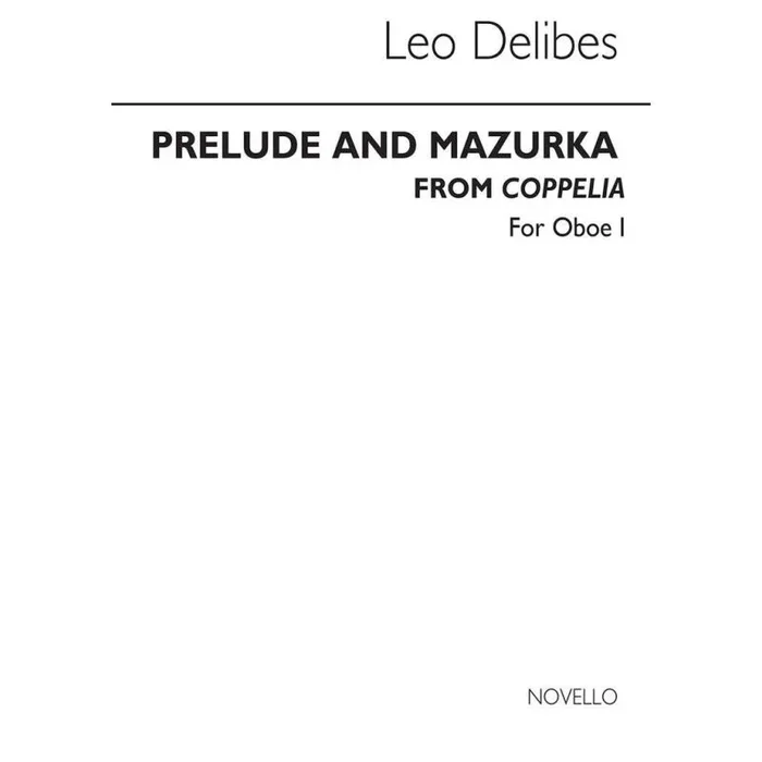 Delibes, Léo – Prelude & Mazurka (Cobb) Oboe 1
