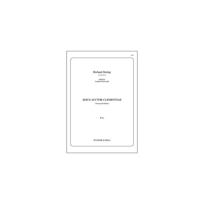 Dering, Richard – Jesus auctor clementiae