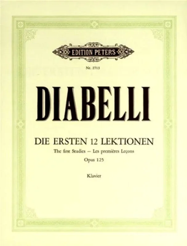 Diabelli – First Studies Op 125 (Softcover Book)