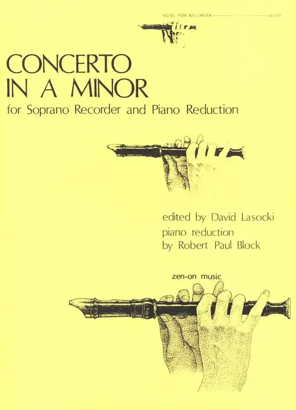 Dieupart Concerto in a minor for Soprano Recorder and Keyboard