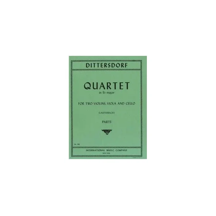 Dittersdorf, Karl Ditters von – Quartet in Eb major