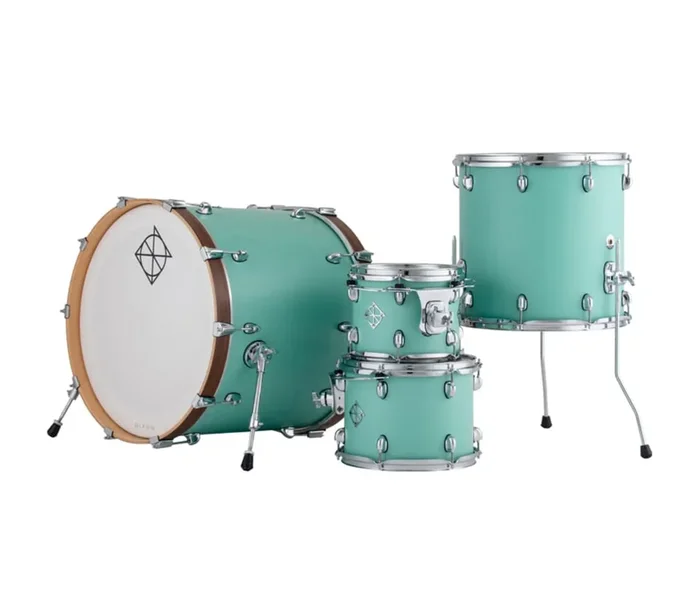 Dixon Cornerstone Hybrid 4-piece Shell Pack in Satin Neo-Mint