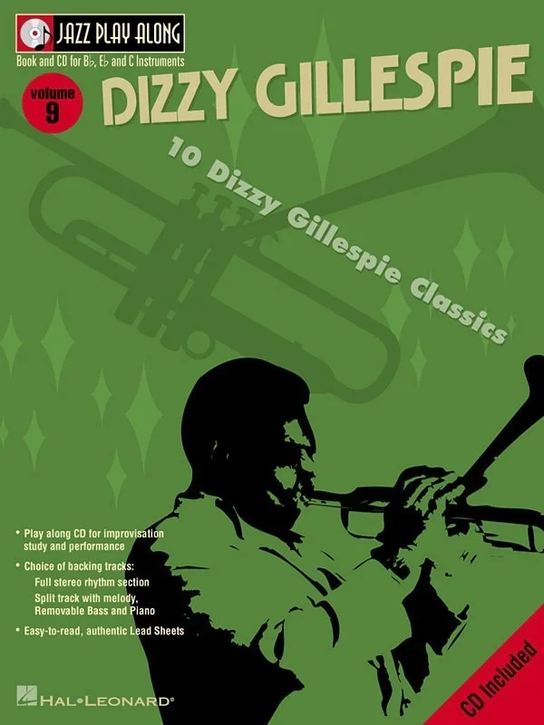 Dizzy Gillespie Jazz Play Along Book/CD V9 (Softcover Book/CD)