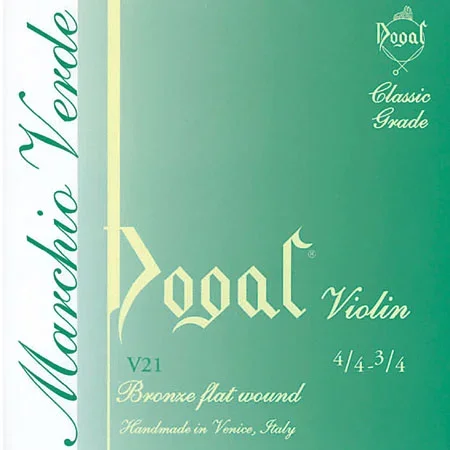 Dogal Violin String E 1 1/8-1/16, Green