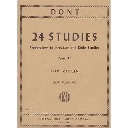 Don 24 Studies for Violin (Opus 37)