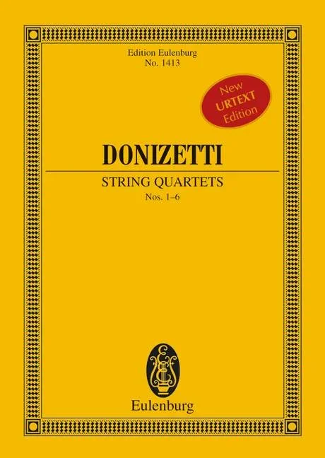 Donizetti, Gaetano : Donizetti, Gaetano : String Quartets, No. 1-6 – 2 violins, viola and cello – Schott Digital