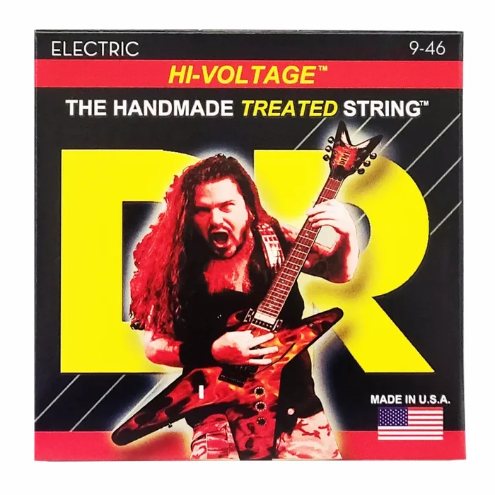 DR Hi-Voltage Dimebag Darrell Nickel Plated Electric Guitar Strings 9-46 Light to Medium