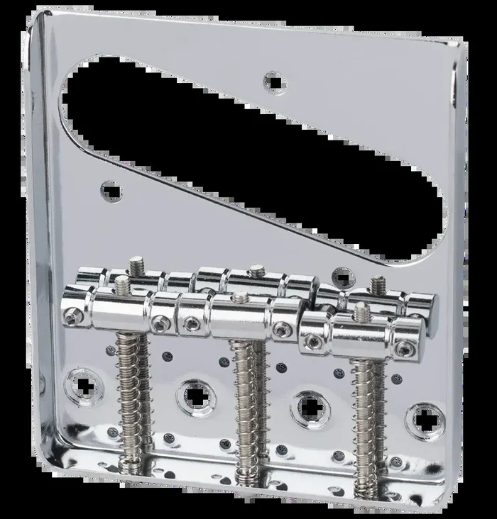 Dr Parts TL Style Non Tremolo Bridge Chrome with 4 Mounting
