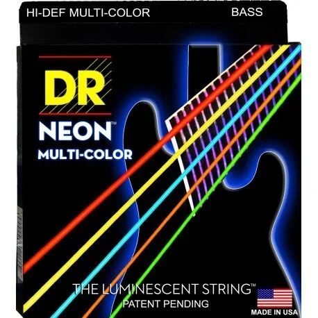 DR Strings MXB5-45 Multi Coloured 45-125 Bass Strings