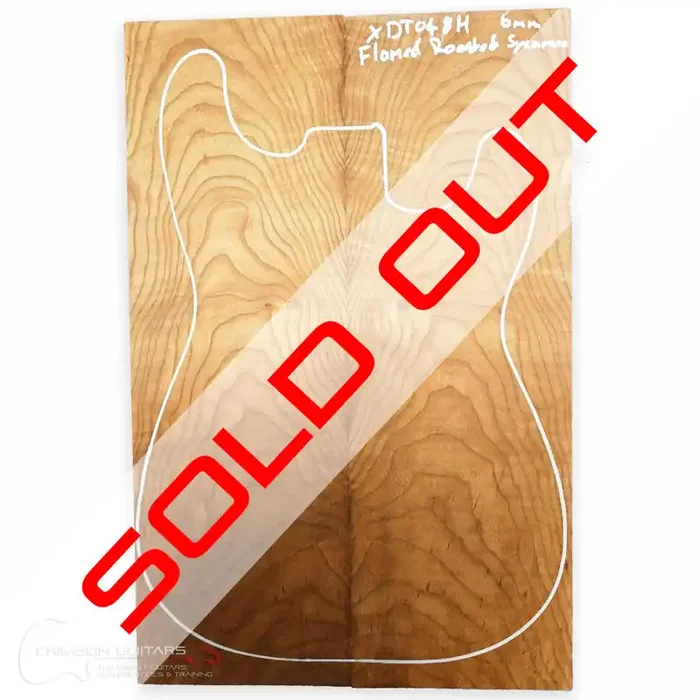 Drop Top – Flamed Roasted Sycamore – 2 Piece – Joined – 6mm