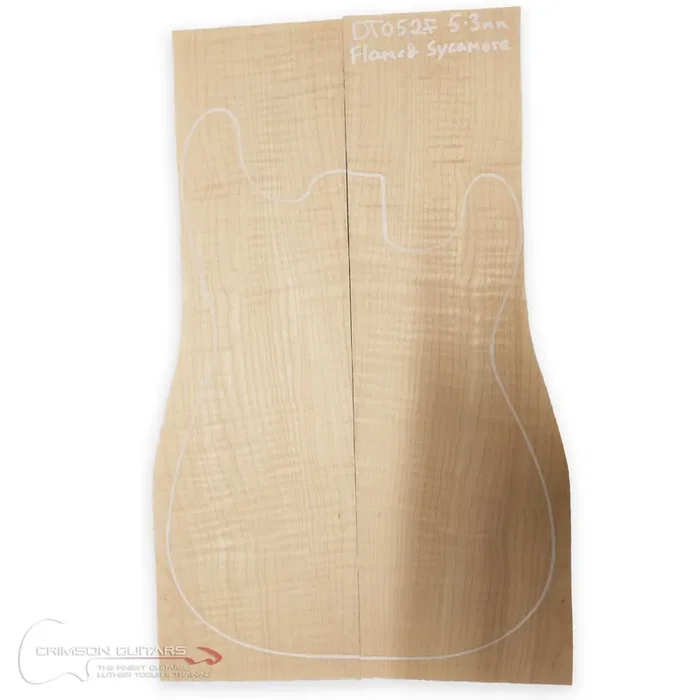 Drop Top – Flamed Sycamore – 2 Piece – 5.3mm