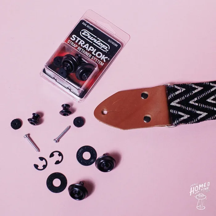 Dunlop – STRAPLOK® Strap lock retainers Dual Design – Black