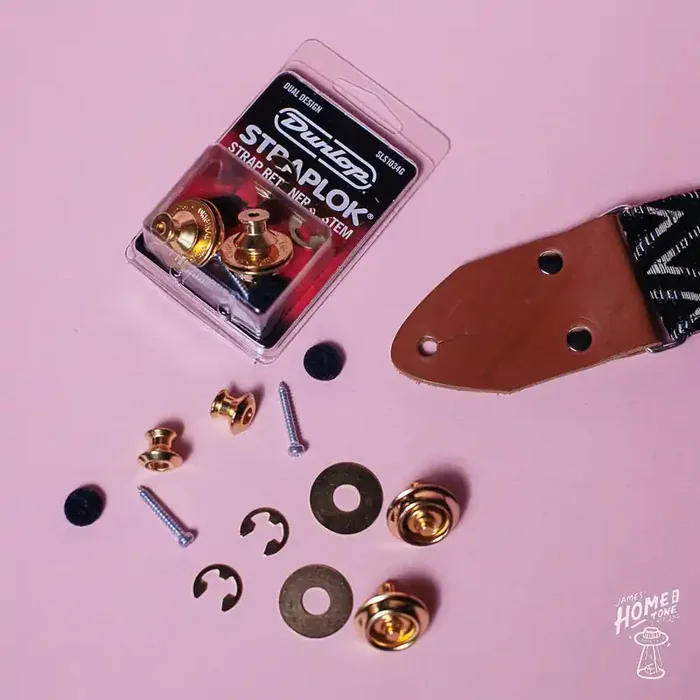 Dunlop – STRAPLOK® Strap lock retainers Dual Design – Gold