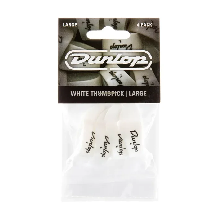 Dunlop White Large Thumbpick (6 Pack)
