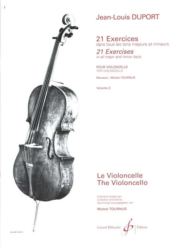 Duport: 21 Cello Etudes – Volume 2 (Nos. 12-21)