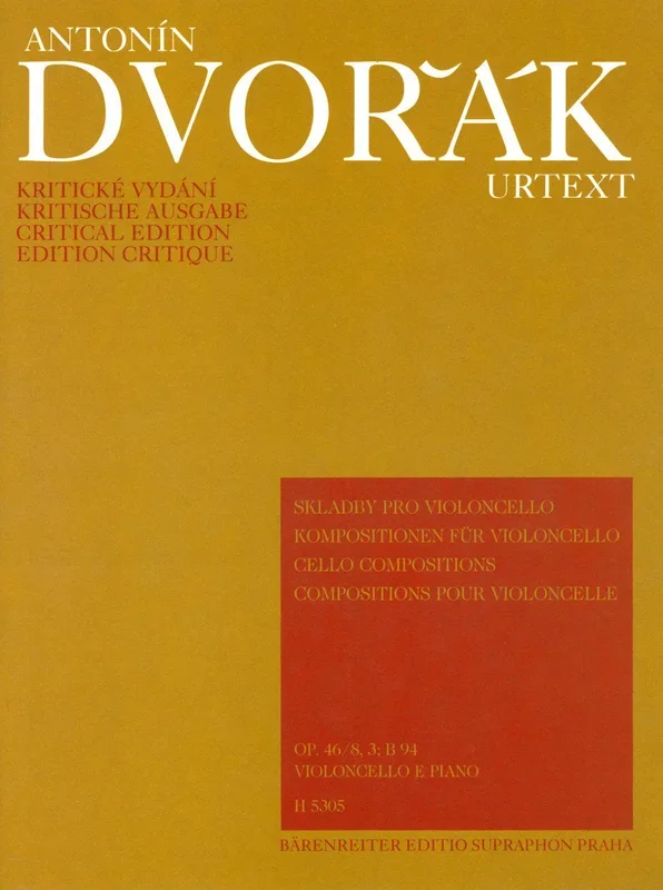 Dvořák: Compositions for Cello – Cello & Piano