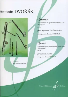 Dvorak : First Movement Of String Quartet No12 The American: Clarinet Quartet