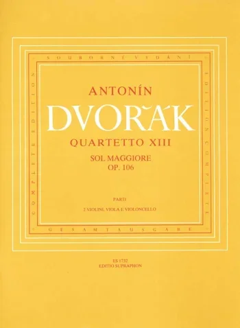 Dvorak : String Quartet No.13 in G, Op.106. : String Quartet: (Barenreiter)