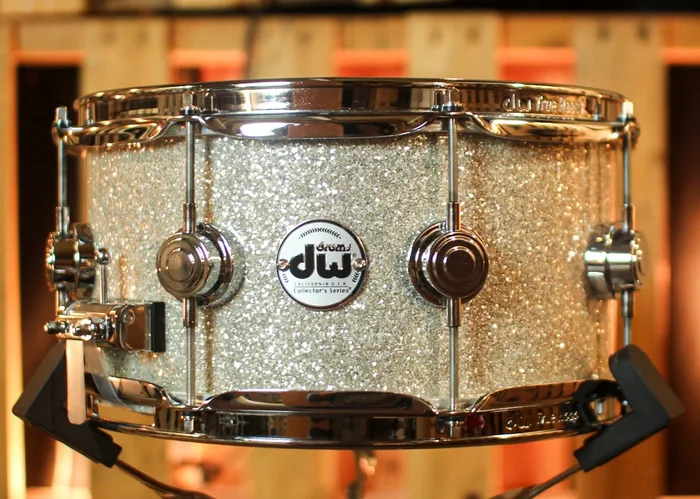 DW 6×12 Collector’s Maple VLT Broken Glass Snare Drum – SO#1398038