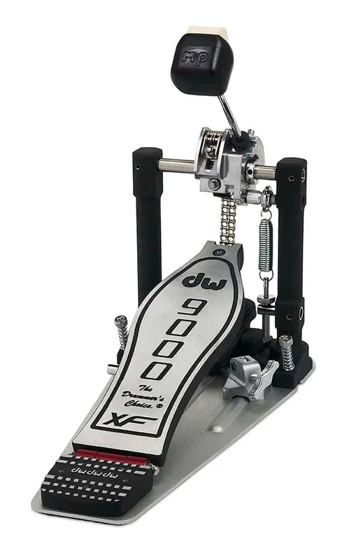 DW 9000 Series Double Chain Drive Extended Footboard Single Bass Drum Pedal – DWCP9000XF