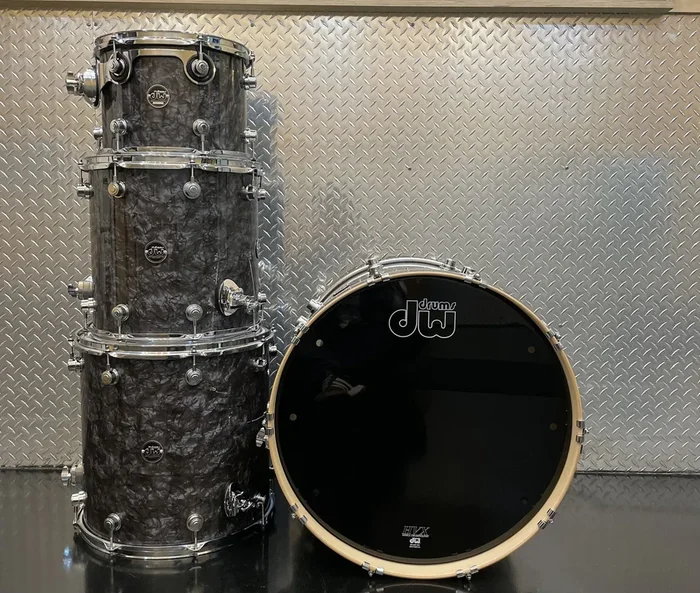 DW Performance Series 1 Up 2 Down 4-Piece Shell Pack – Black Diamond Pearl