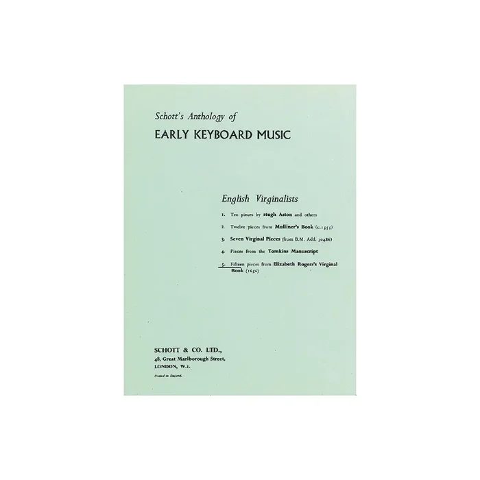 Early English Keyboard Music Vol. 5