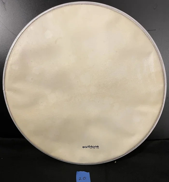 Earthtone 20″ Natural Goatskin Bass Drum Head