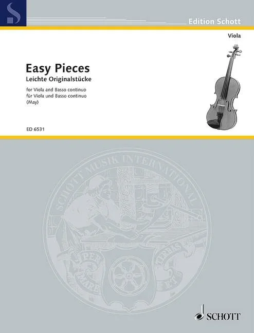 Easy Pieces, – viola and basso continuo – Schott Digital