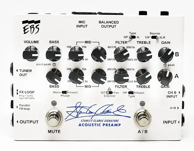 EBS Stanley Clarke Signature Acoustic Preamp