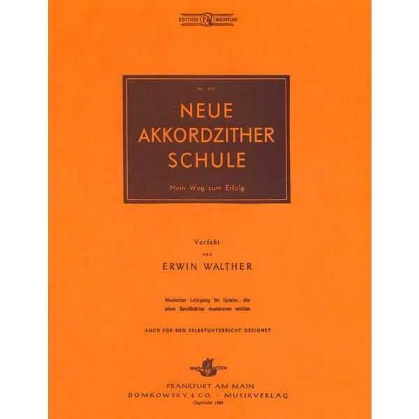 Edition Wächtler Neue Akkordzitherschule
